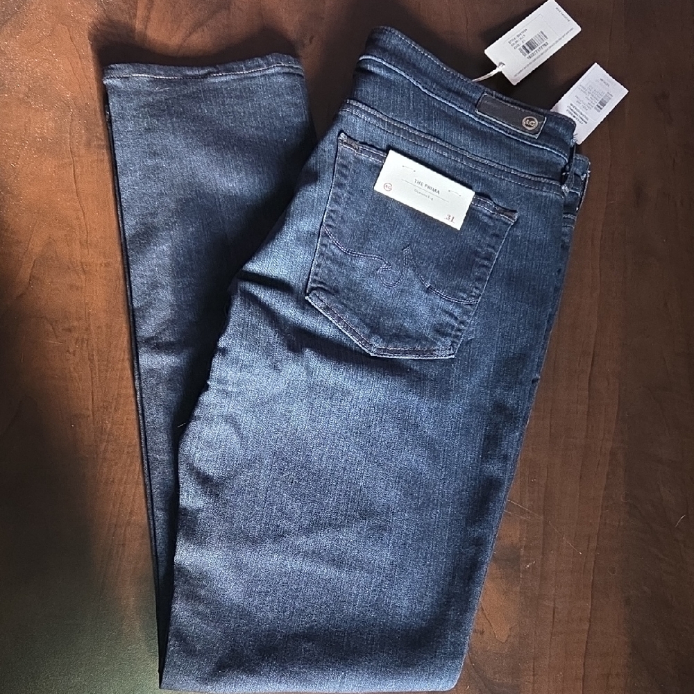 AG Adriano Goldschmied Slim Men’s Jeans in Dark Blue Wash
